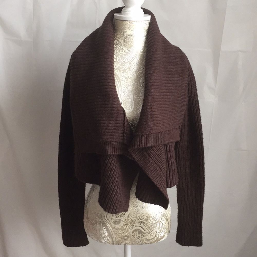 Express Crop open cardigan in XS